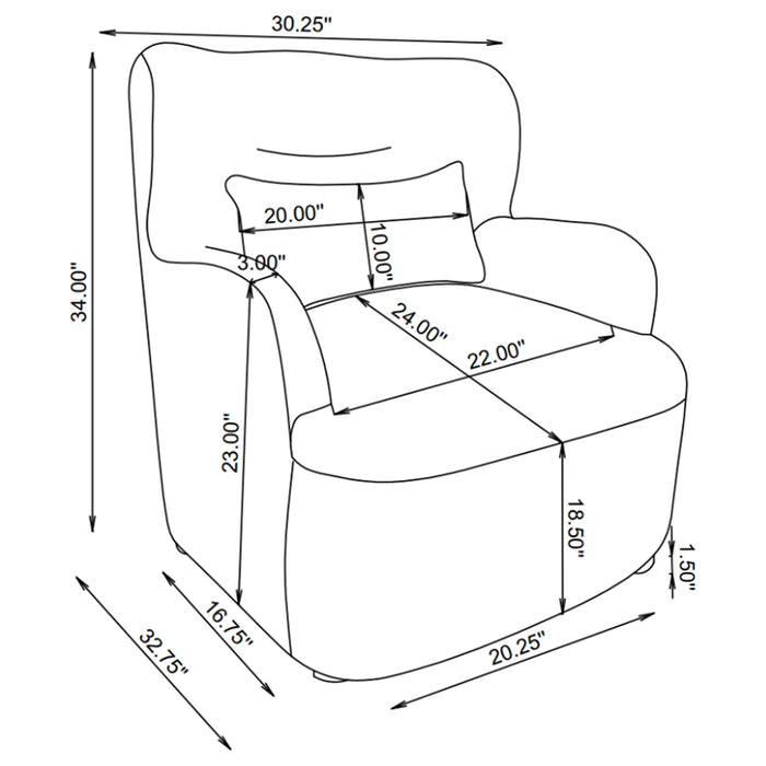 HP0426 Accent Chair Beige