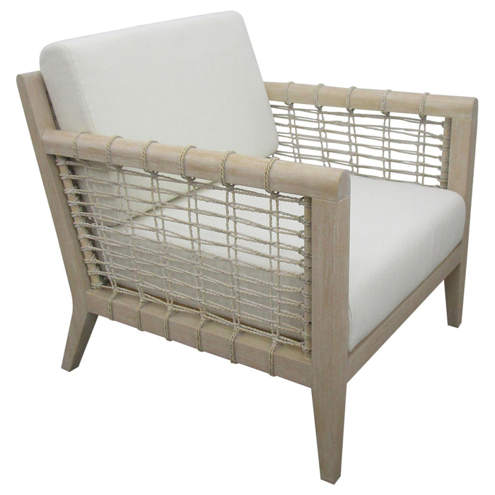 HP0426 Accent Chair White / Weathered Natural