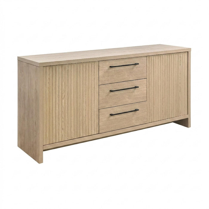Amery 3-drawer Accent Storage Cabinet Console Latte