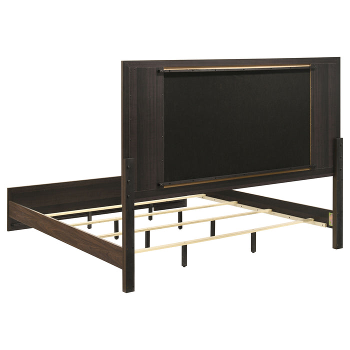 Etienne 5-piece Eastern King Bedroom Set Walnut