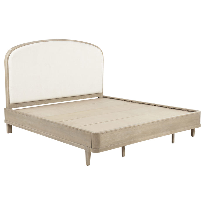 Lucaire 4-piece Eastern King Bedroom Set Sandstone