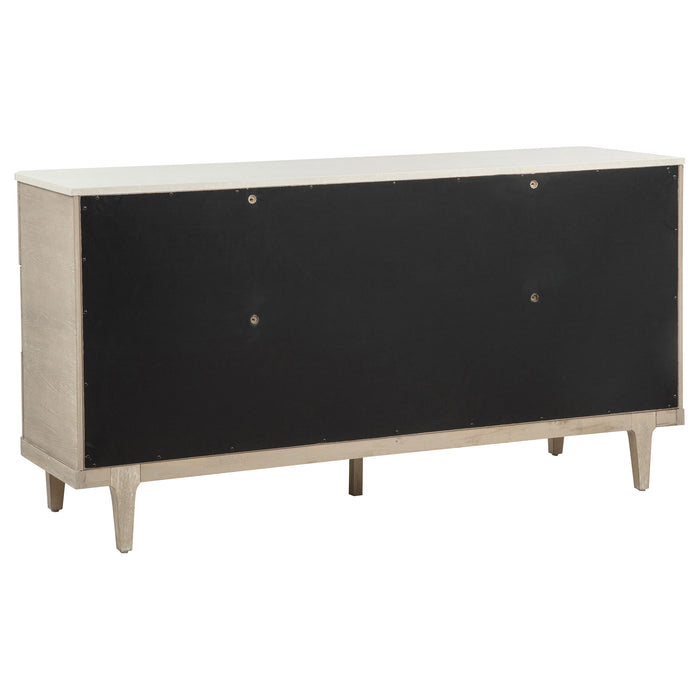 Lucaire 4-piece Queen Bedroom Set Sandstone
