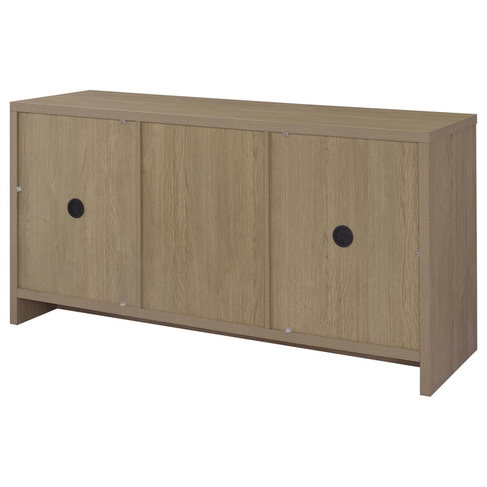 Amery 3-drawer Accent Storage Cabinet Console Latte