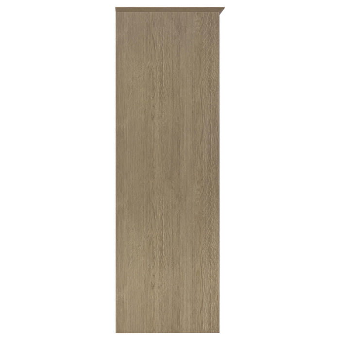 Cassara 2-door Bedroom Wardrobe Storage Cabinet Armoire Latte
